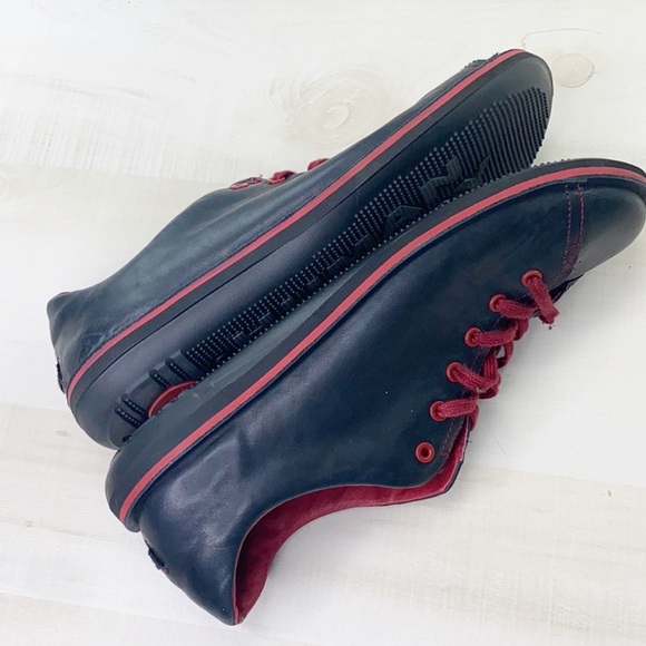 Sold Camper Beetle 18648 Mens Black Red Leather - Picture 3 of 14